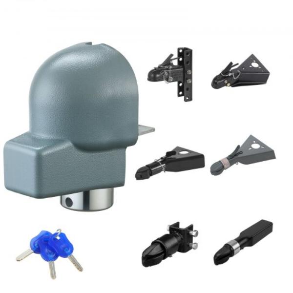 QTSTCTTSZZDN835R3001V0 Trailer Coupler Lock for 2.312 in. Cast & Bulldog Trailer Couplers - Heavy Duty Trailer Hitch Lock - Black