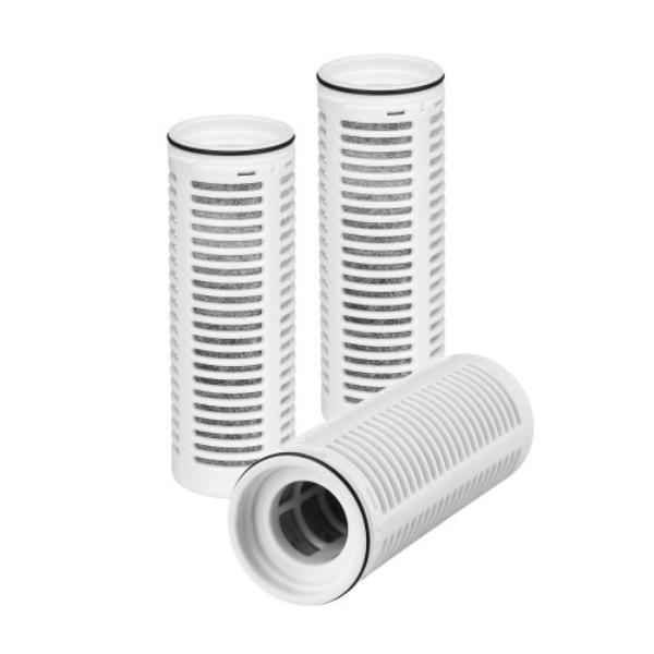 Picture of Vevor LSGLXYZXLXFHBLNAVV0 Pitcher Water Filter Replacements - No BPA - Last 3 Months or 211 gals - Reduce Chlorine - Rust - Odors - PFOA & PFOS for Water Filter Pitcher 6287 - Pack of 3