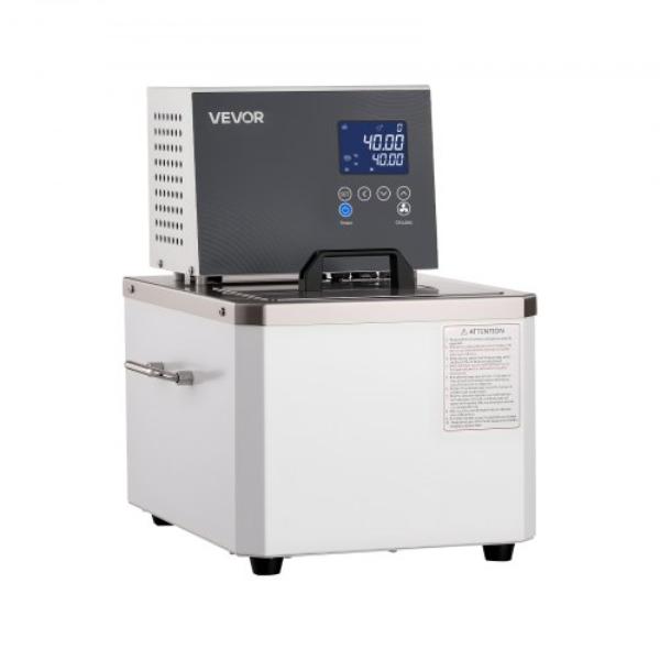 High-Temperature Circulating Oil Bath - 6 Liter Lab Constant Temperature Heating Tank - Up to 100 deg C-212 deg F - 0.05 deg C High Precision