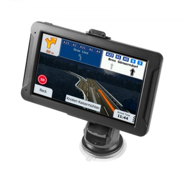 GPS Navigator - 7 in. Touch Screen - 16GB GPS Navigation System - Speed & Red Light Warning - Custom Truck Routing for Car Truck RV
