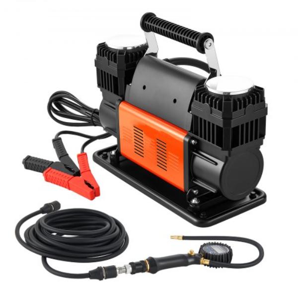 Dual-Cylinder Heavy Duty Air Compressor - 10.6CFM Portable Tire Inflator - 12V 150PSI Offroad Air Pump for Truck Car SUV 4 x 4 Vehicle RV