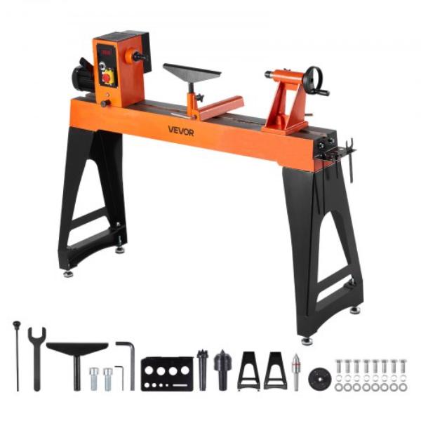 Wood Lathe Machine - 2 HP - 3200 RPM Variable Speed - 18 x 40 in. Workbench - Brushless DC Motor - Medium to Large Projects Woodworking