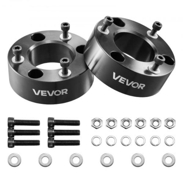3 in. Front Leveling Lift Kit for 2004-2025 Ford F150 2WD-4WD - Chassis Level Kit with Heavy Duty Forged Aluminum Suspension Strut Spacers - 2 Piece