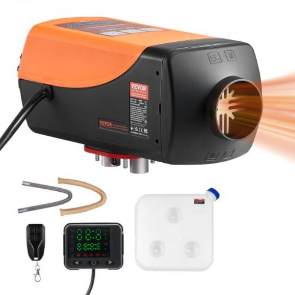 Diesel Air Heater - 8 kW DC12-24V - Fast Heating - Remote Control - Color Digital Display - 10 Liter Fuel Tank - Low Noise - Voice Announcement