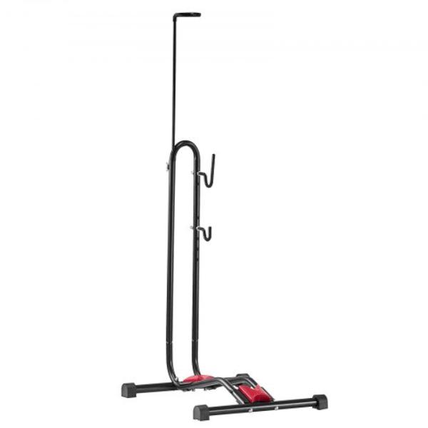 JYZXCTFJHSHJ435N7001V0 Bike Rack - Upright Bike Stand Floor for 16 to 27.5 in. Mountain & Road Bikes - Black