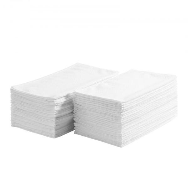 White Microfiber Cleaning Cloth - 12 x 12 in. Premium Microfiber Towels for Car - Household - Kitchen - Window - SPA - Hotel & Bathroom - Pack of 50