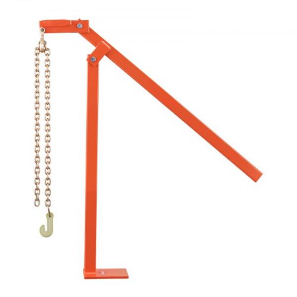 32 in. T Post Puller - Heavy Duty Fence Post Puller with 43 in. Lifting Chain - Rust-Resistant Steel - Labor-Saving T-Post Remover Tool