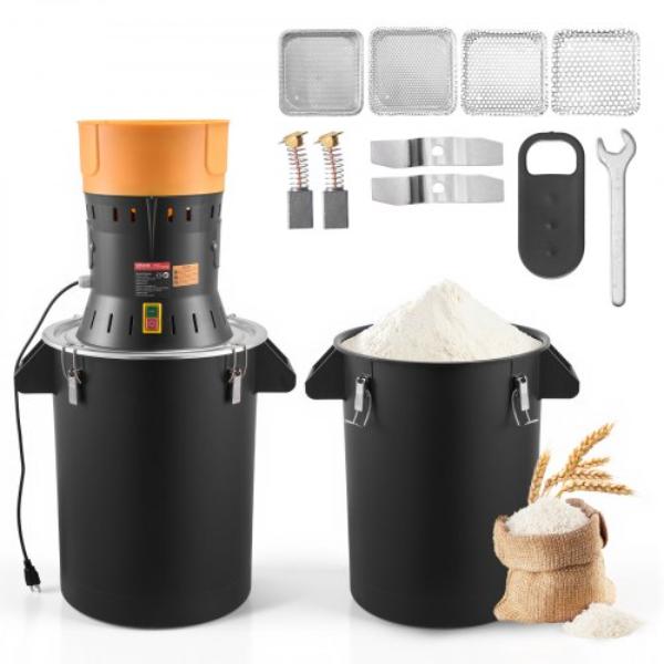 Picture of Vevor DDDPSGWYMJ609V1EB001V1 Electric Grain Mill Grinder - 600W High Power Commercial Spice Grinder - 14 gal Pulverizer Powder Machine for Dry Grains - Spices - Cereals - Coffee - Corn & Pepper
