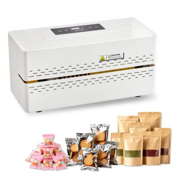 Picture of Vevor XXLXFKJTBPQBAGSQR001V1 Continuous Sealing Machine - Automatic Band Sealer - 0.32-0.47 in. Seal - Digital Temperature Control - Heat Sealing Machine for Plastic Bags