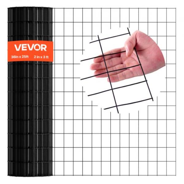 36 in. x 25 ft. Hardware Cloth - 2 x 3 in. Mesh 16 Gauge Galvanized Wire Mesh Roll - Weather-Resistant Vinyl Coated Chicken Wire Fencing