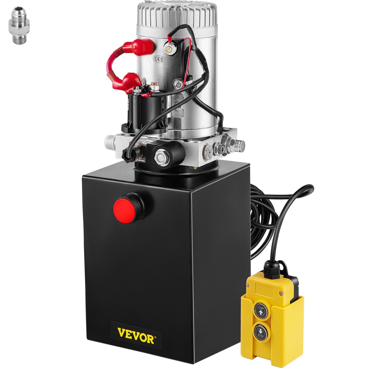 Picture of Vevor 6LCZYYBTXDZY00001V0 6 qt. Single Acting 3200 PSI Hydraulic Power Unit