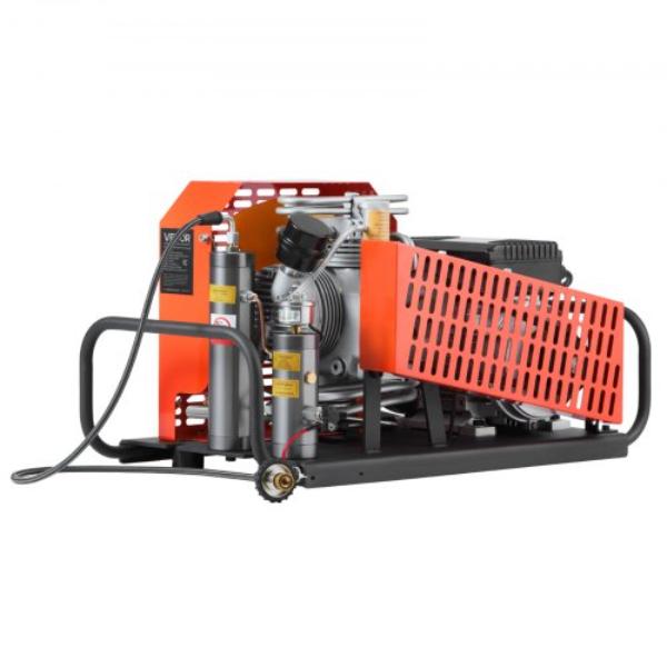 PCP Air Compressor - 4500PSI-30Mpa Four-Cylinder Auto Stop 60 Liters per Minute Fan Cooling System for Scuba Tanks Paintball Firefighting