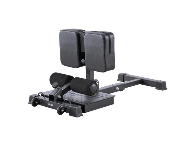SXSDJWLFTKDDM1SF5001V0 Multi-Function Deep Sissy Squat Machine Bench for Leg Muscle Training, Black