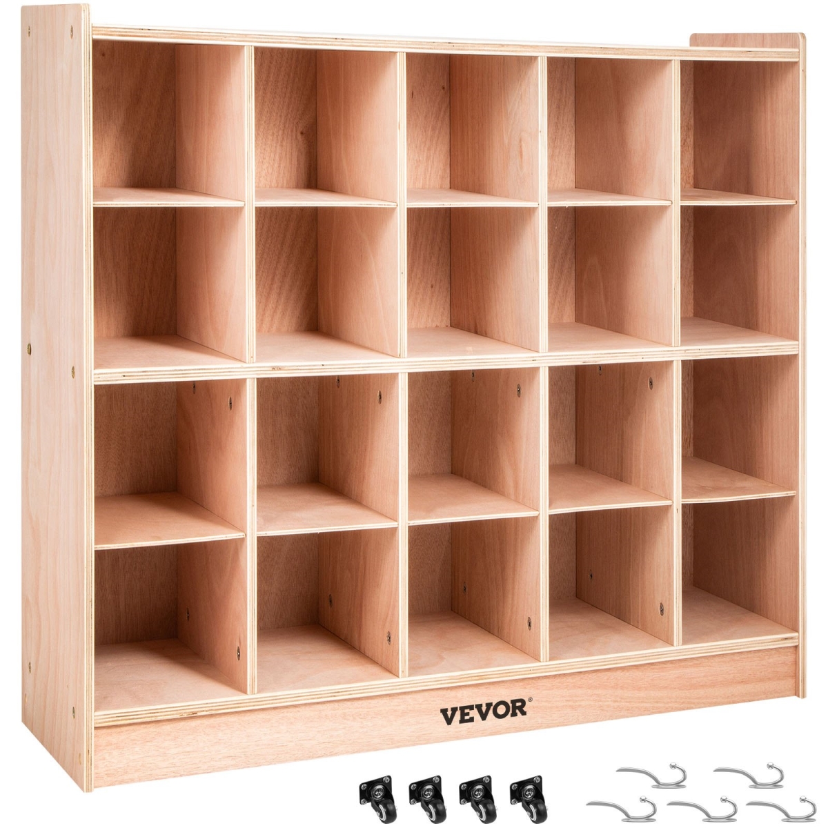 Picture of Vevor CWG20GWJCWG000001V0 20 Cubby Wooden Storage Unit