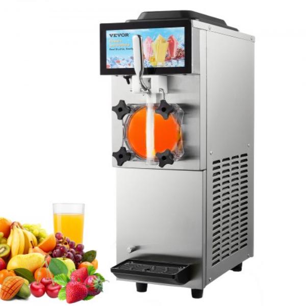 Commercial Slushy Machine - 3.17 gal Single Tank - Stainless Steel - Cool & Freeze Modes - Slushie Machine for Party Cafes Restaurants Bars Home