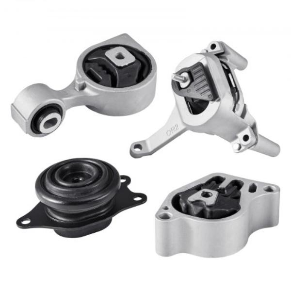 Engine-Transmission Motor Mount Kit Replacement with 2007-2017 Nissan Altima 2.5L L4 Replace OE No. A4350 A4353 A4340 A4339 - Set of 4