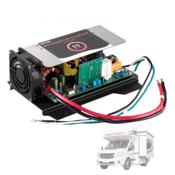 WF-8955-AD-MBA RV Power Converter - 55A - DC Main Board Assembly Replacement Unit - Multi-Stage Smart Charge for Lithium Lead Acid Battery