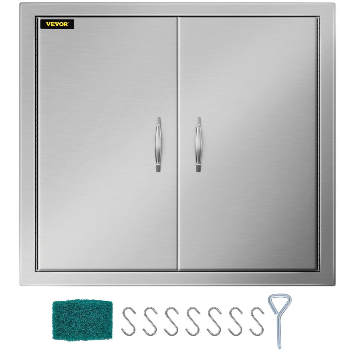 Picture of Vevor 26YC304BXGSCCGM01V0 26 x 24 in. Outdoor Kitchen Access Door&#44; Silver