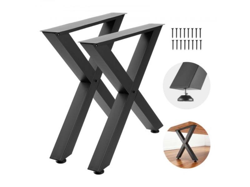 29. x 31.1 in. Steel Table Legs, Modular Design - 2204 lbs Max Load for Home Office Desk - Coffee Dinner Bar Tables - Pack of 2
