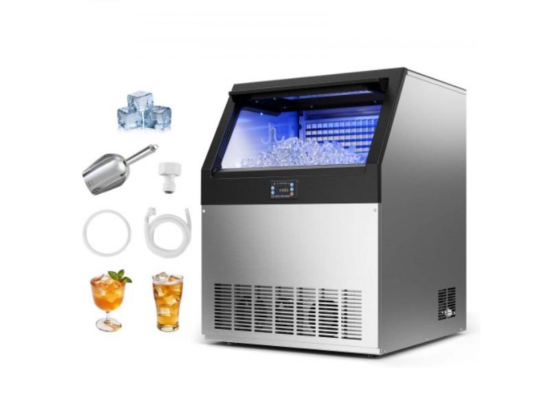 YTSZBJFB265LINNL5001V1 Commercial Ice Maker - 265 lbs Ice Production - 85 lbs Storage - Built-In, Freestanding or Undercounter - Stainless Steel