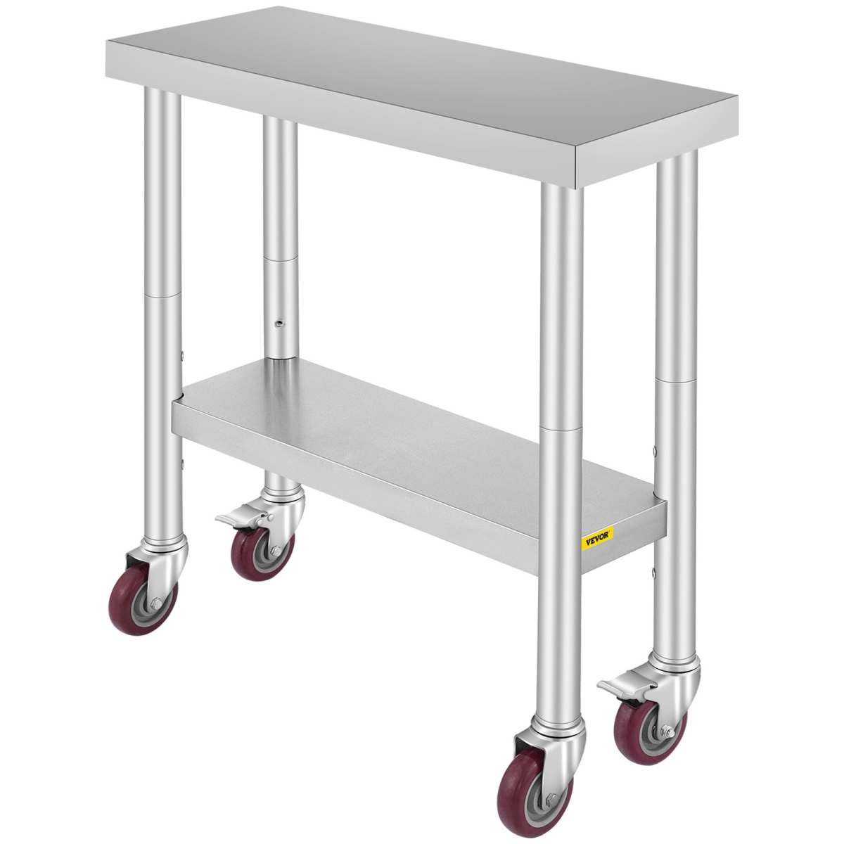 Picture of Vevor CFGZT30X12X34YC01V0 30 x 12 x 34 in. Stainless Steel Prep Work Table