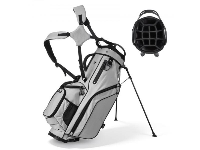 Golf Cart Bag - 14 Way Top Divider Organizer - 2-in-1 with Full-length Divider - Dual Shoulder Straps - Lightweight Polyester for Men & Women