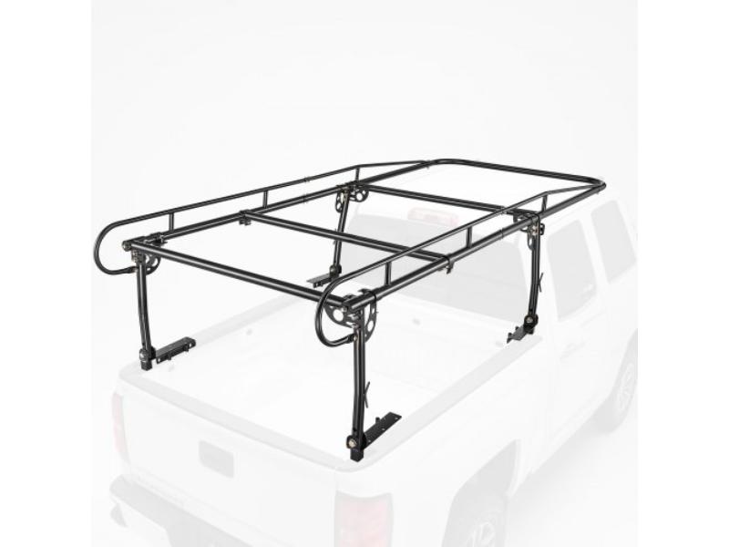 Truck Ladder Rack - 800 lbs Capacity - Universal Over-Cab Bed Rack - 43.3 in. - 63 in. Width Adjustable for Kayak - Surfboard & Lumber