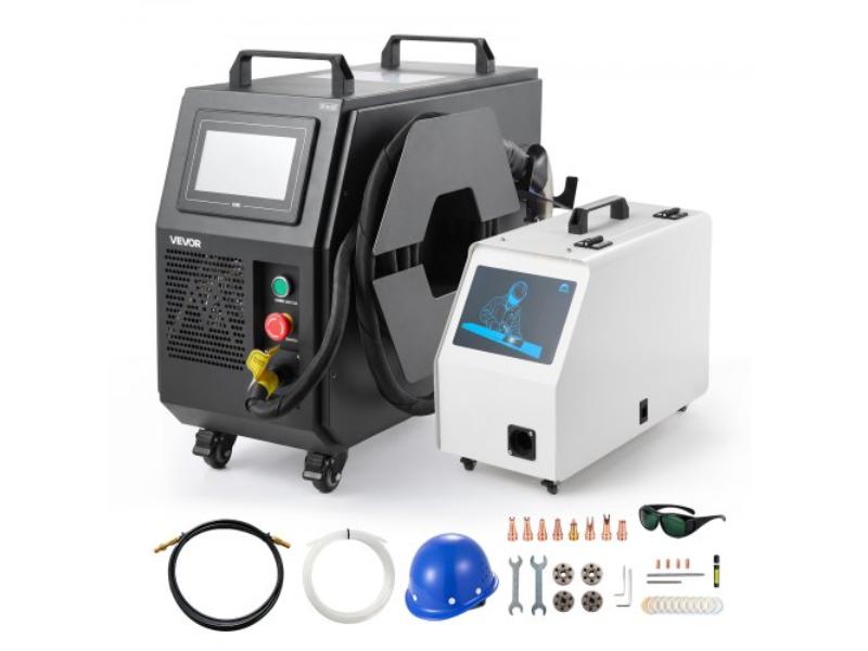 1200W 4-in-1 Laser Welder - Cutter - Rust Remover & Weld Cleaner - Multi-Functional Machine with Accessories & Air Cooling - 198-242V