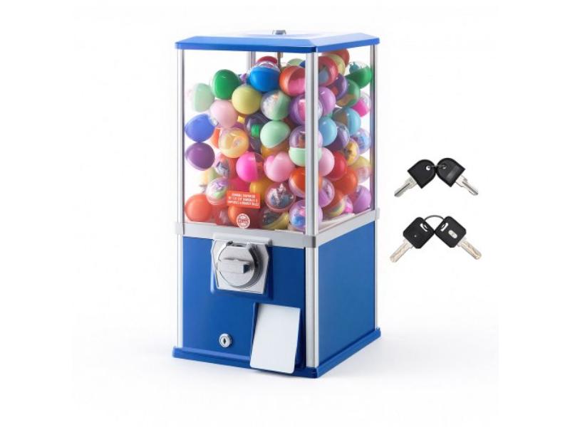 Gumball Machine, 21 in. Height Candy Dispenser - 25-Cent Vending Machine for Malls - Supermarkets & Parks - Holds Up to 180 1.77 in. Candies