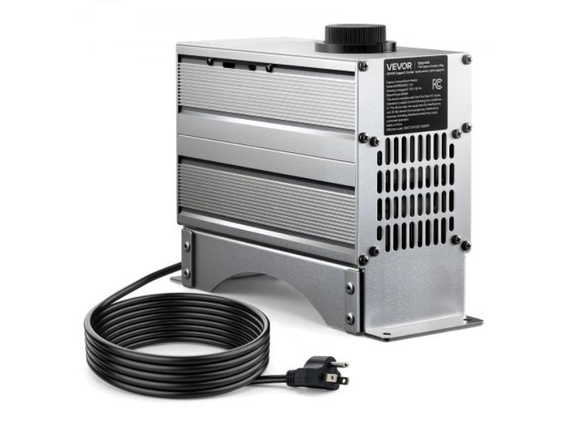 800W Boat Engine Compartment Heater for Boats Up to 35 ft. - Self-Regulating PTC Element & 32-104 Deg F Thermostat - IP68 Waterproof