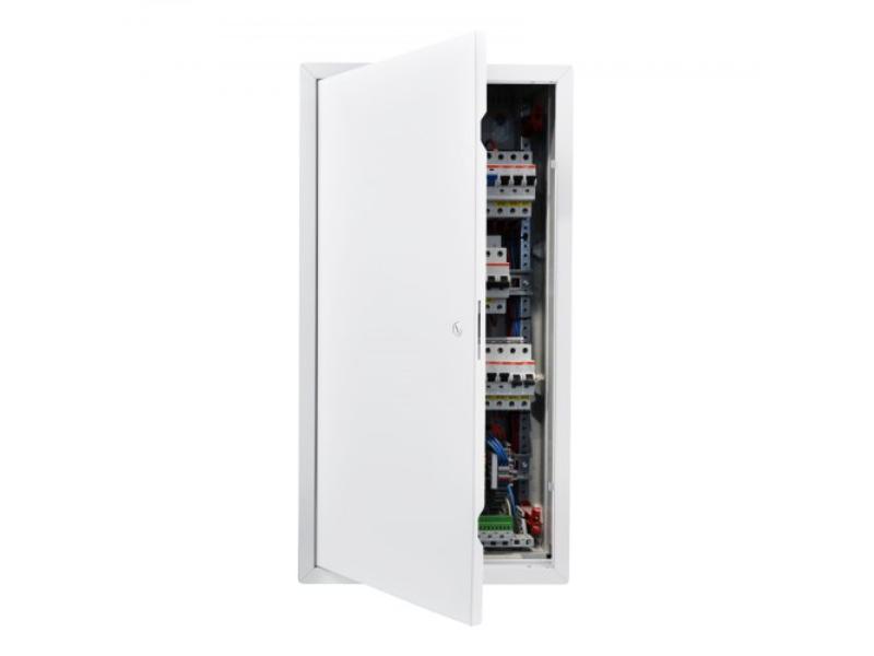 JSJXMB1224NCUDFR6001V0 Access Panel for Drywall - 25.3 x 13.3 in. - Galvanized Steel Hinged Service Panel - 12.4 x 24.4 in. Cutout - White