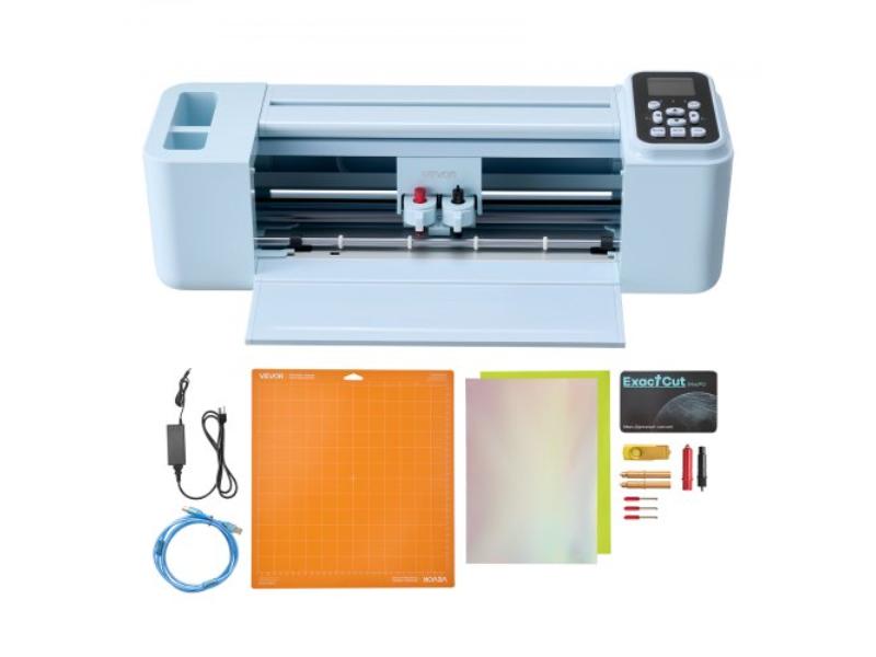 Vinyl Cutting Machine - 12 in. Button & Screen Controlled Vinyl Cutter - 20000 Plus Built-in Design Resources for Mac - Windows - Android & iOS