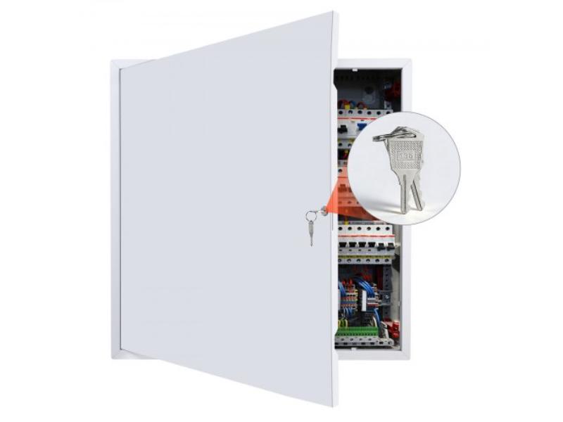 Access Panel for Drywall - 25.2 x 25.2 in. Galvanized Steel Door - Easy Install Hinged Service Panel for Ceiling Plumbing & Electrical - White