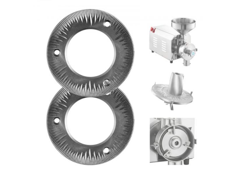 Grinding Sheets for Electric Grain Mill Grinder - Cast Iron Dry Grinding Discs - Replacement Grinding Plates for HN-2200 & HN of 2 - Pack of 3000