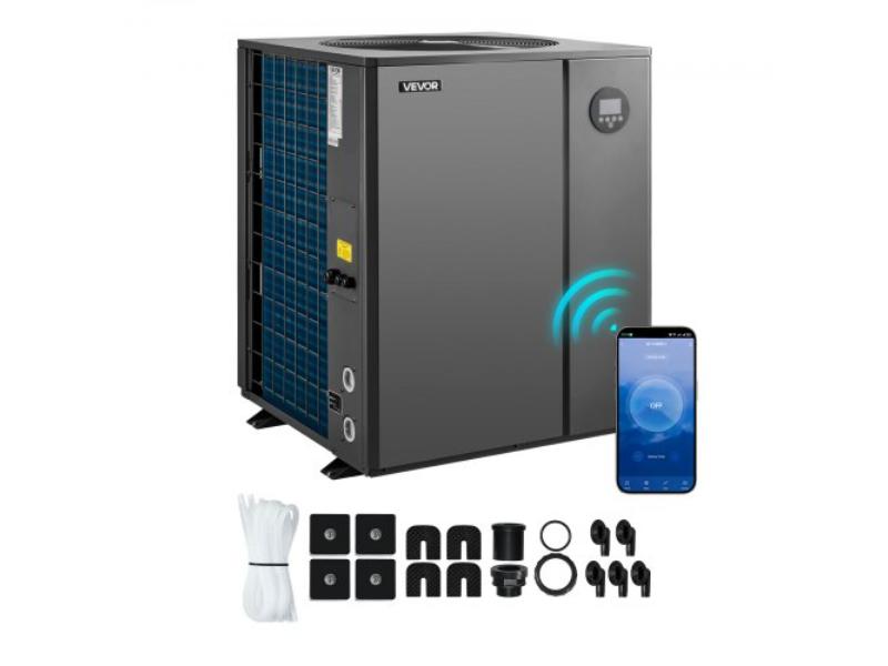 Pool Heat Pump - Max 88850 BTU Electric Pool Heater for In-Ground up to 22454 gal - All-DC Inverter Technology - Wi-Fi & App Remote Control