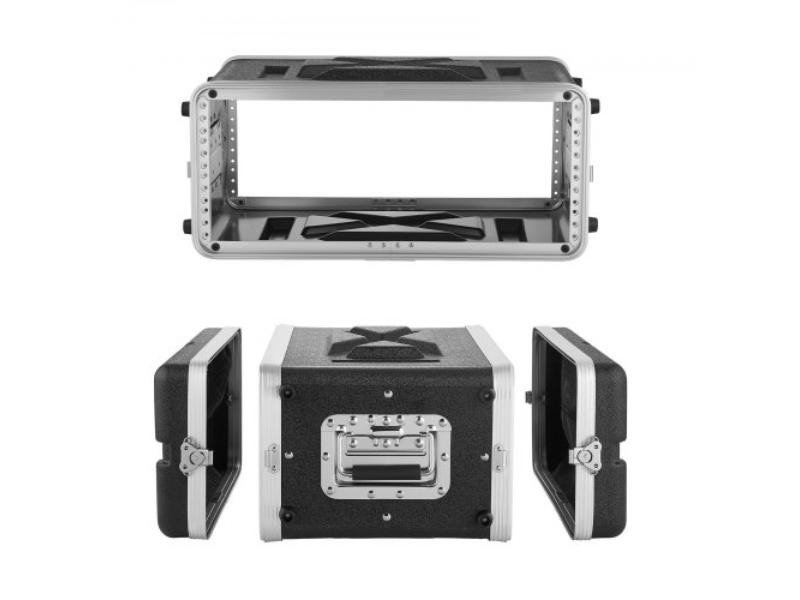 Rack Case - 14 in. Depth & Server Rack Cabinet with ABS Construction - Recessed Latches - Easy Installation for Amplifier - 11.4 in. Internal Depth