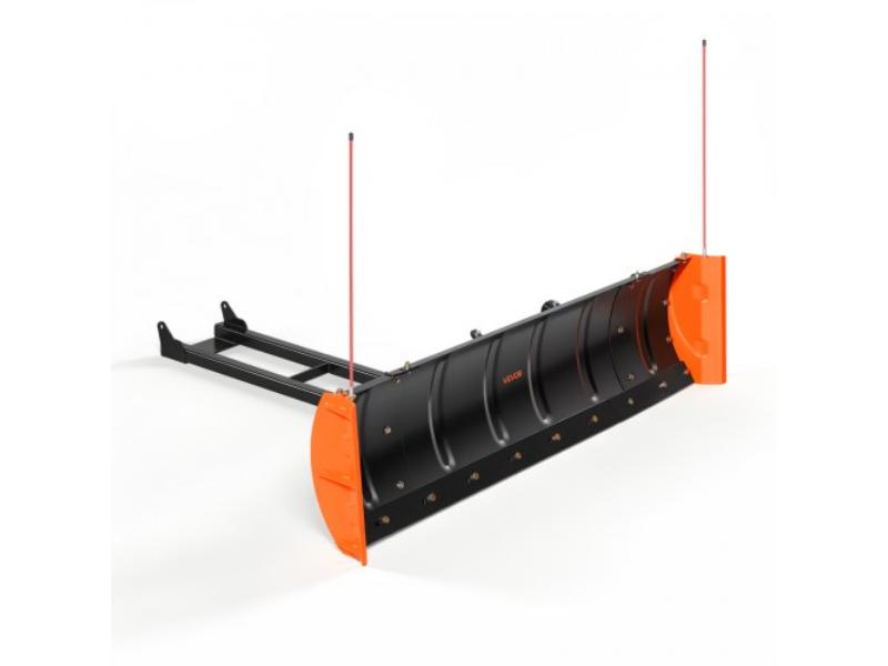 XLCSPSZY2CY4ITKT0001V0 Snow Plow Kit - 43 in. Adjustable Plow Attachment with Side Wings for Most ATVs & UTVs - Universal Steel ATV Scrape Blade
