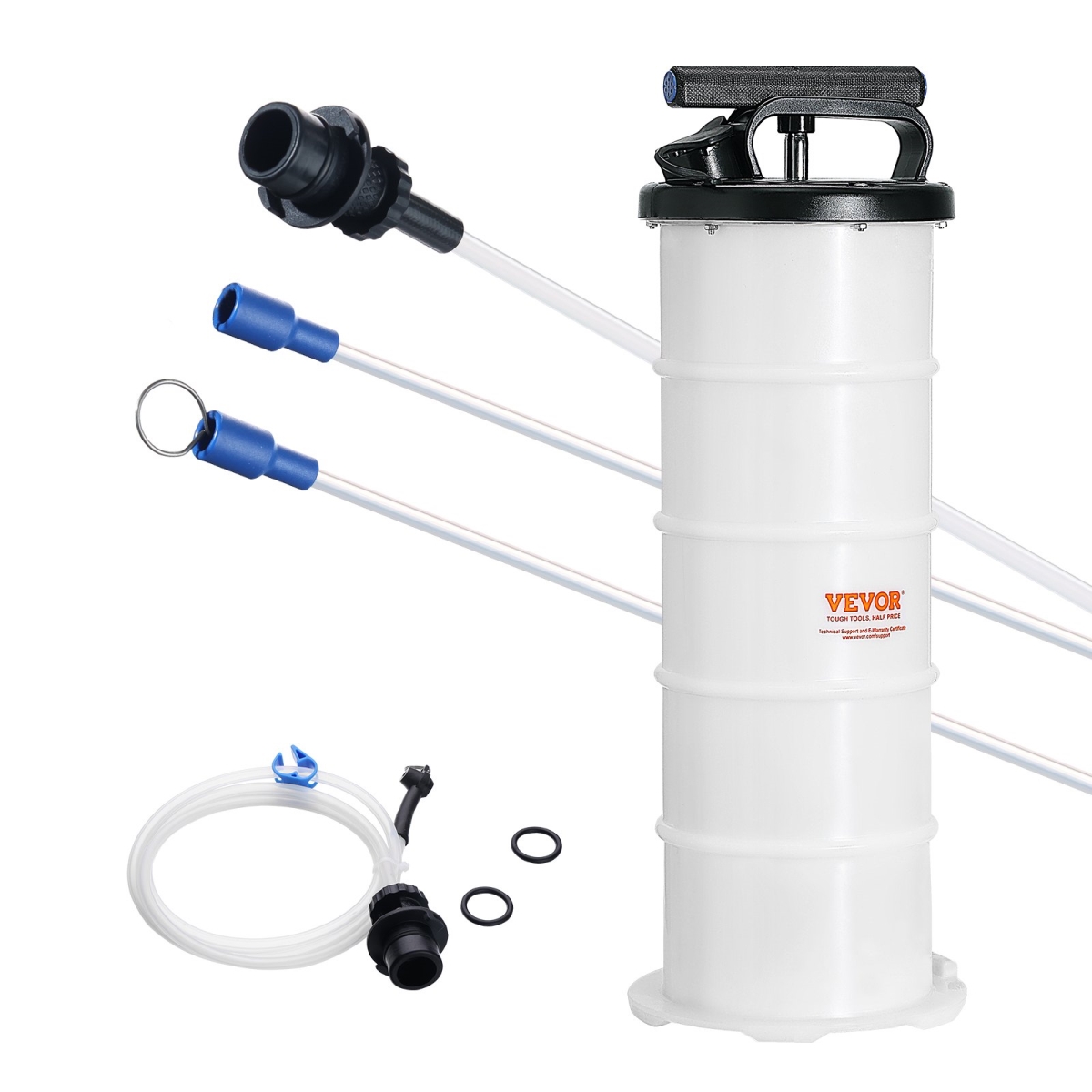 SDCYQ7LSD6128GIHSV0 1.74 gal Fluid Extractor, White & Black