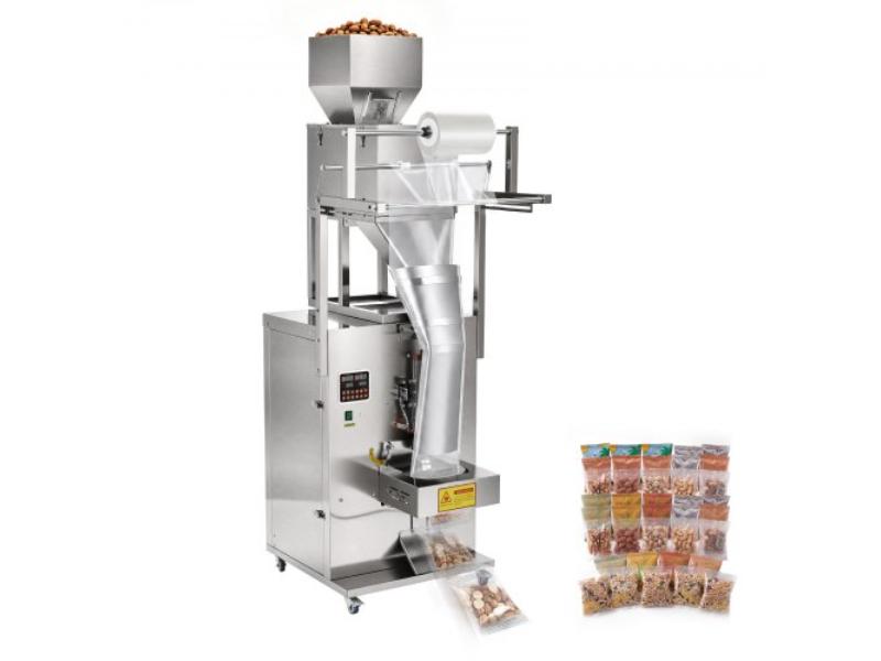 Powder Filling & Sealing Machine - 10-999 g Automatic Particle Granule - Stainless Steel for Coffee Beans - Grains - Tea & Spices - Silver