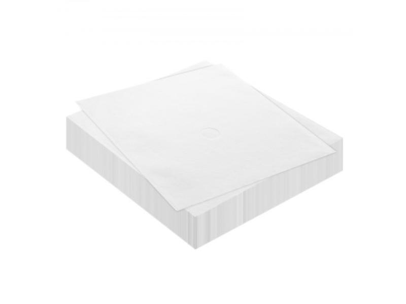 Natural Fryer Filter Paper - Replacement Deep Fryer Filter Sheets for 38-55L Commercial Machines - Extend Oil Life - 11.4 x 11.4 in. - Pack of 100