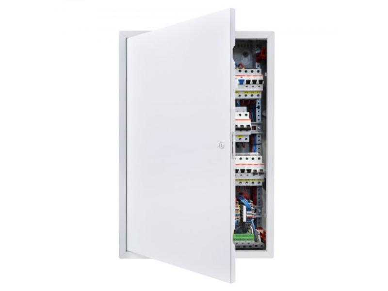 Access Panel for Drywall - 25.3 x 17.2 in. Galvanized Steel Door - Easy Install Hinged Service Panel for Ceiling Plumbing & Electrical - White