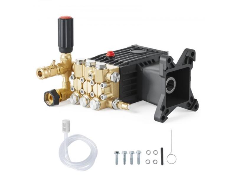 Pressure Washer Pump - 1 in. Shaft Horizontal Triplex Plunger - 3600 PSI 3.7 GPM - Replacement Kit for Simpson MorFlex 40224 - 40225 - 40226