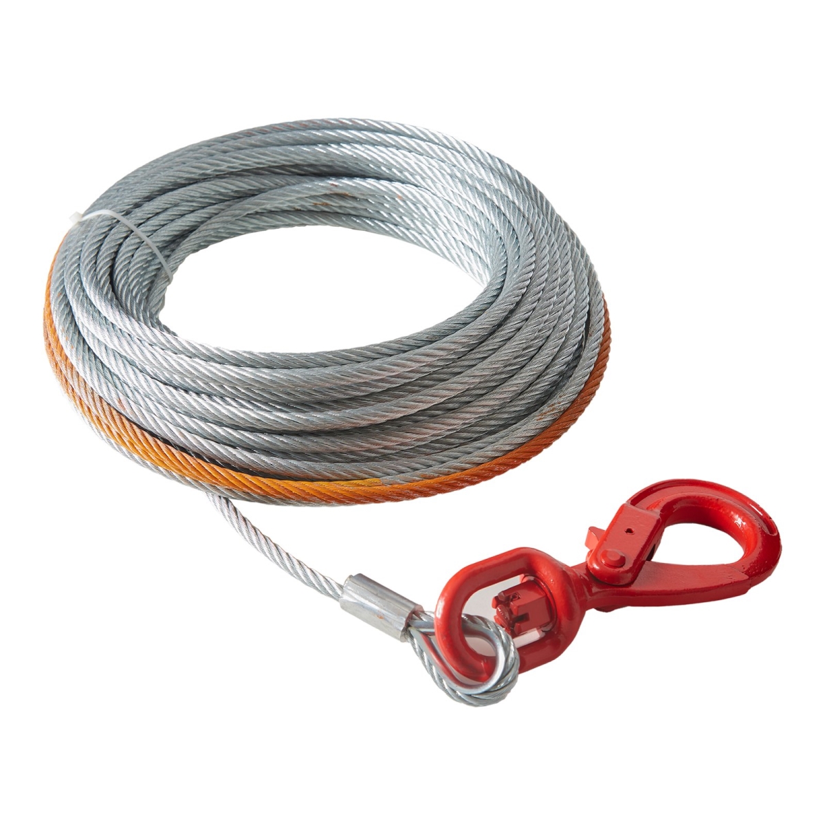 0.37 in. x 100 ft. Galvanized Steel Winch Cable