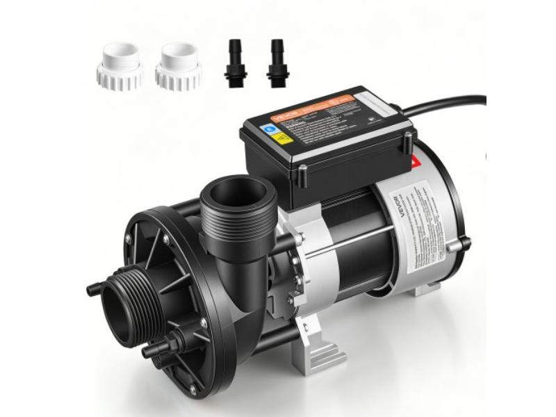 SPA Pump - 1.5 HP Hot Tub Pump - 115V - 119 GPM - 1.5 in. Port - 90 Deg Interface - 54 ft. Max Lift - Copper Motor for OEM Models