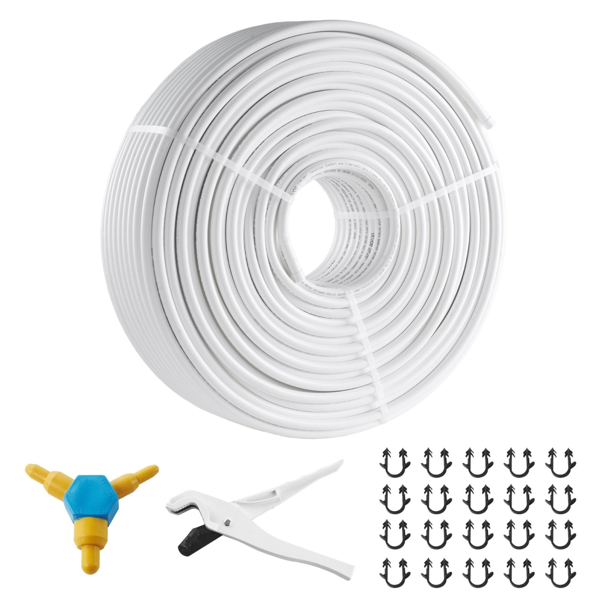 656 ft. x 0.62 in. Oxygen Barrier Radiant Floor Pex Pipe, White
