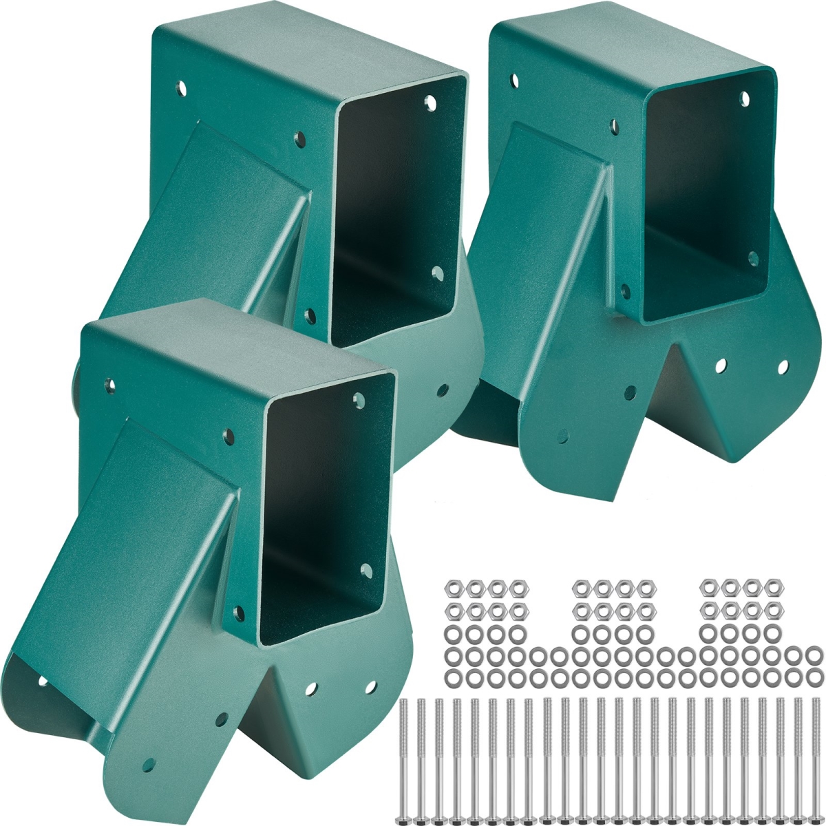 A-Frame Middle Swing Set Brackets, Green - 3 Piece