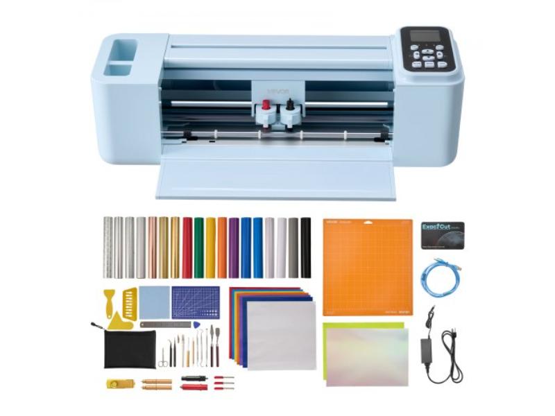 Vinyl Cutting Machine - 12 in. Button & Screen Controlled Vinyl Cutter with Tool Kit - 20000 Plus Designs for Mac - Windows - Android & iOS