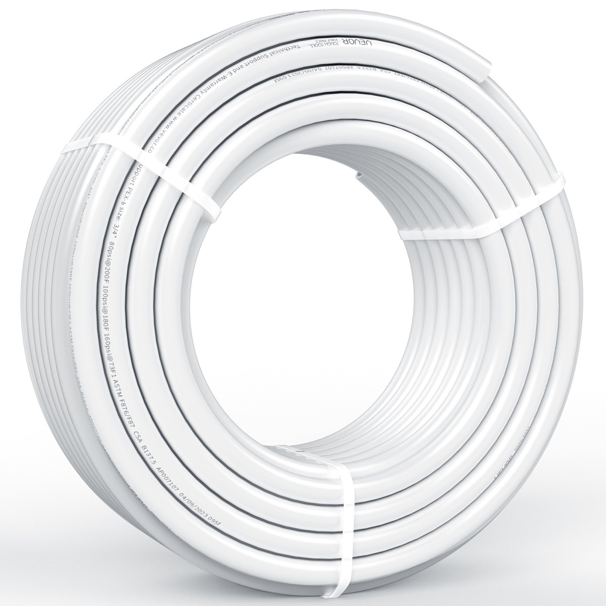 PEXBGBS100FTB79LSV0 0.75 in. x 100 ft. Pex-B Flexible Pipe Tubing, White