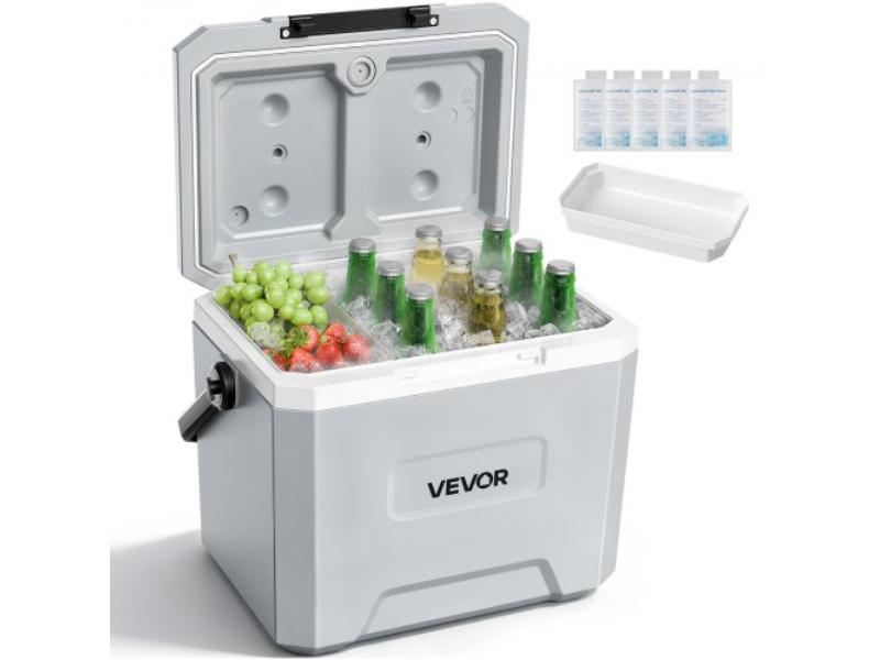 Hard Cooler - 24 qt. Portable Cooler - Leak-Resistant Coolbox Keeps Contents Cool for 48 Hours - Insulated Chests for Camping - Concerts & Sports