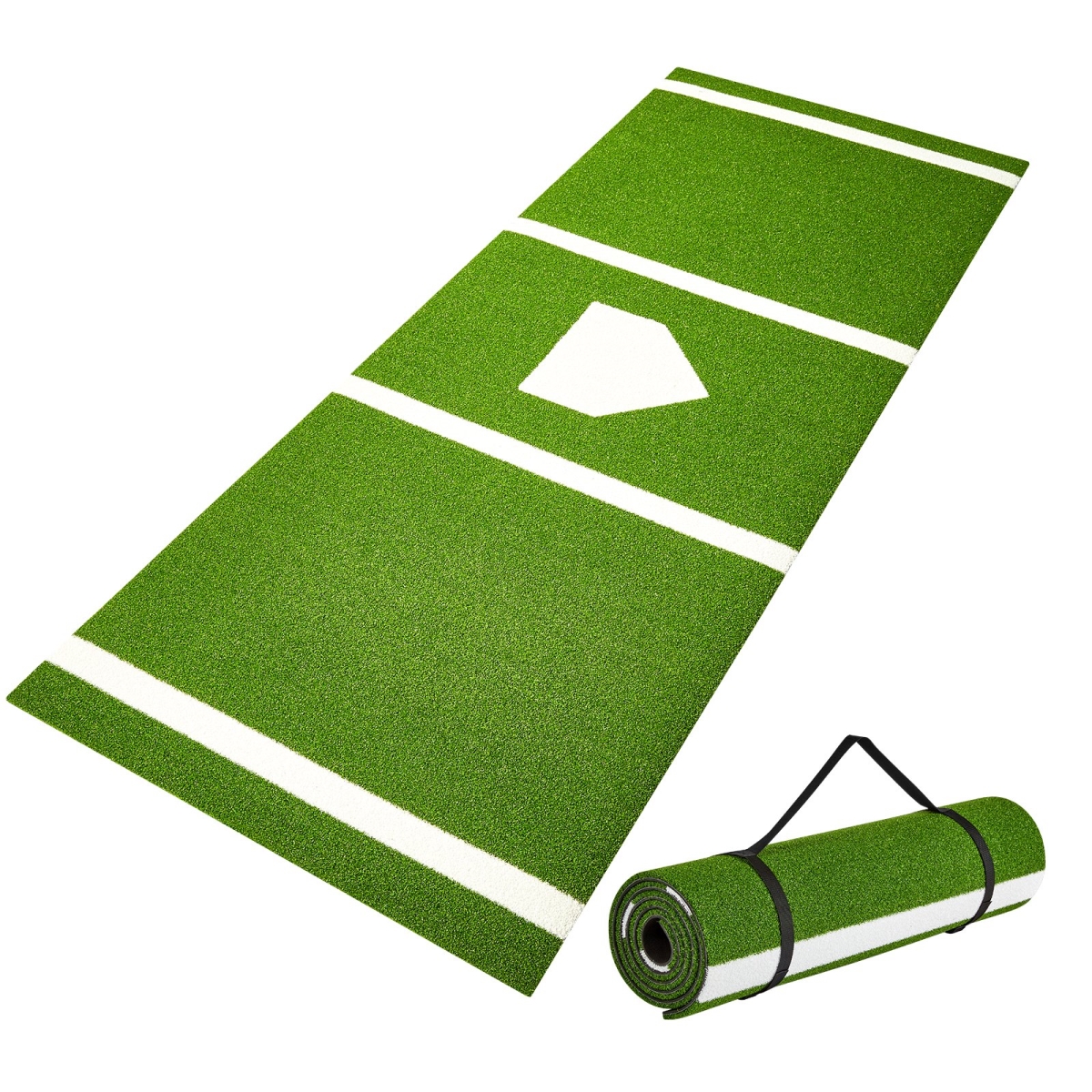 Picture of Vevor JQDBDKD10YC3K8ZF0V0 10 x 3.8 ft. Baseball & Softball Hitting Batting Mat&#44; Green